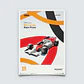 Cuadro Auto Mclaren Racing Mp4/2 - 1984 F1 Lauda Y Prost F1 - Miniatura 1