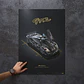 Cuadro Auto Mclaren F1 Gtr Negro - 24 Horas De Le Mans - Miniatura 3