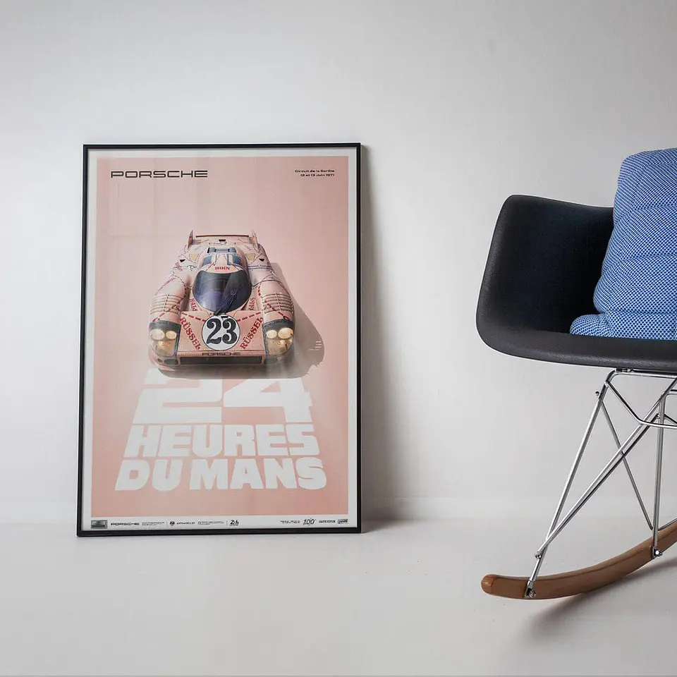 Cuadro Auto Porsche 917/20 - 1971 Pink Pig 24 Horas Le Mans 1