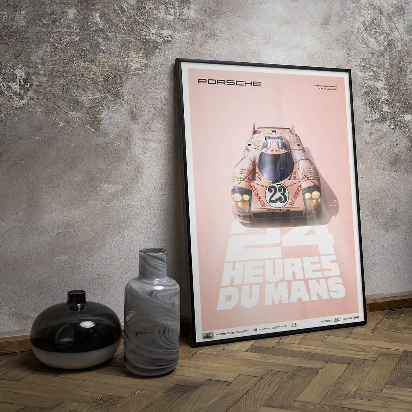 Cuadro Auto Porsche 917/20 - 1971 Pink Pig 24 Horas Le Mans 2