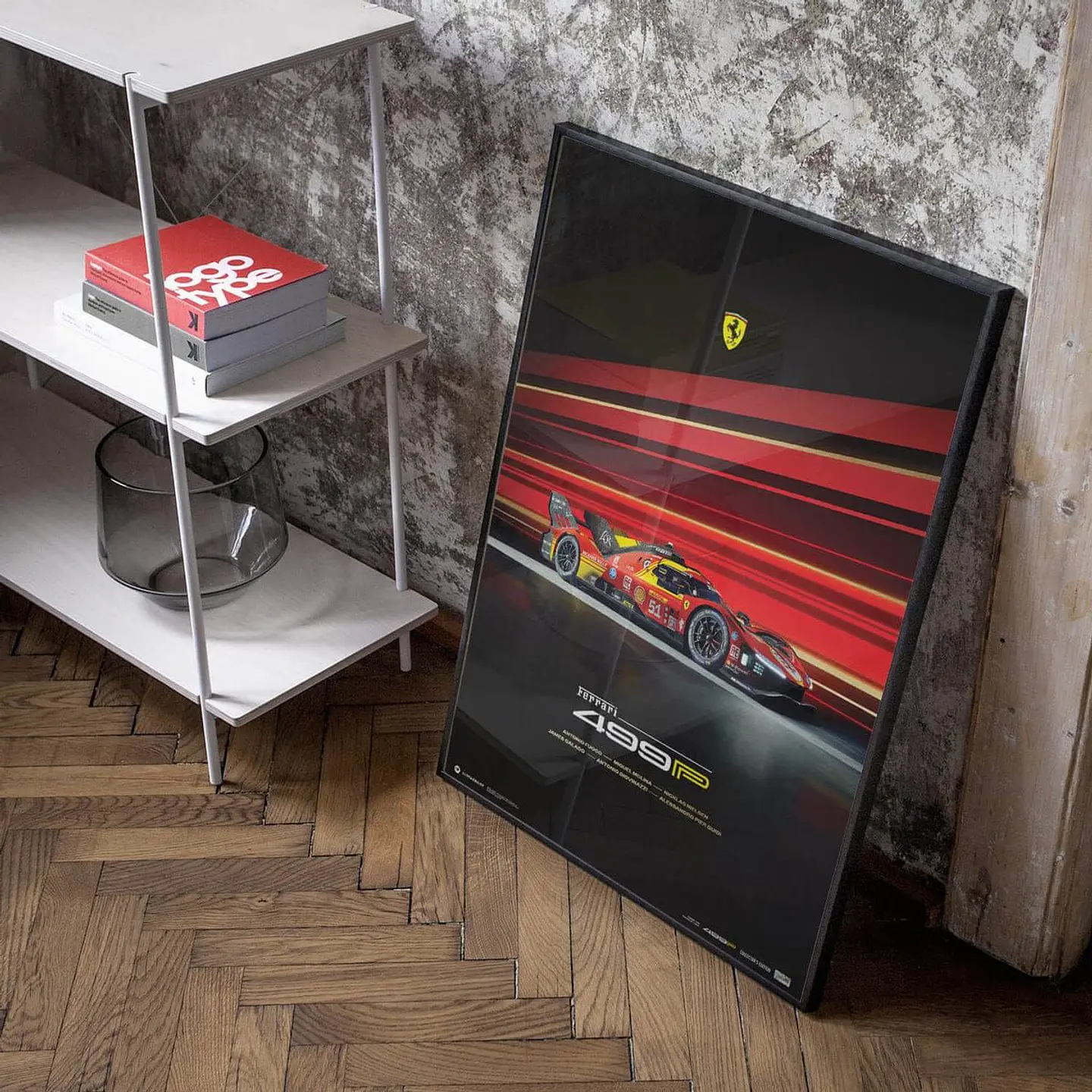 Cuadro Auto Ferrari 499p  Campeonato Mundial De Resistencia 3