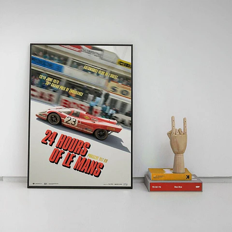 Cuadro Auto Porsche 917 Kh - 1970 Past 24h Le Mans