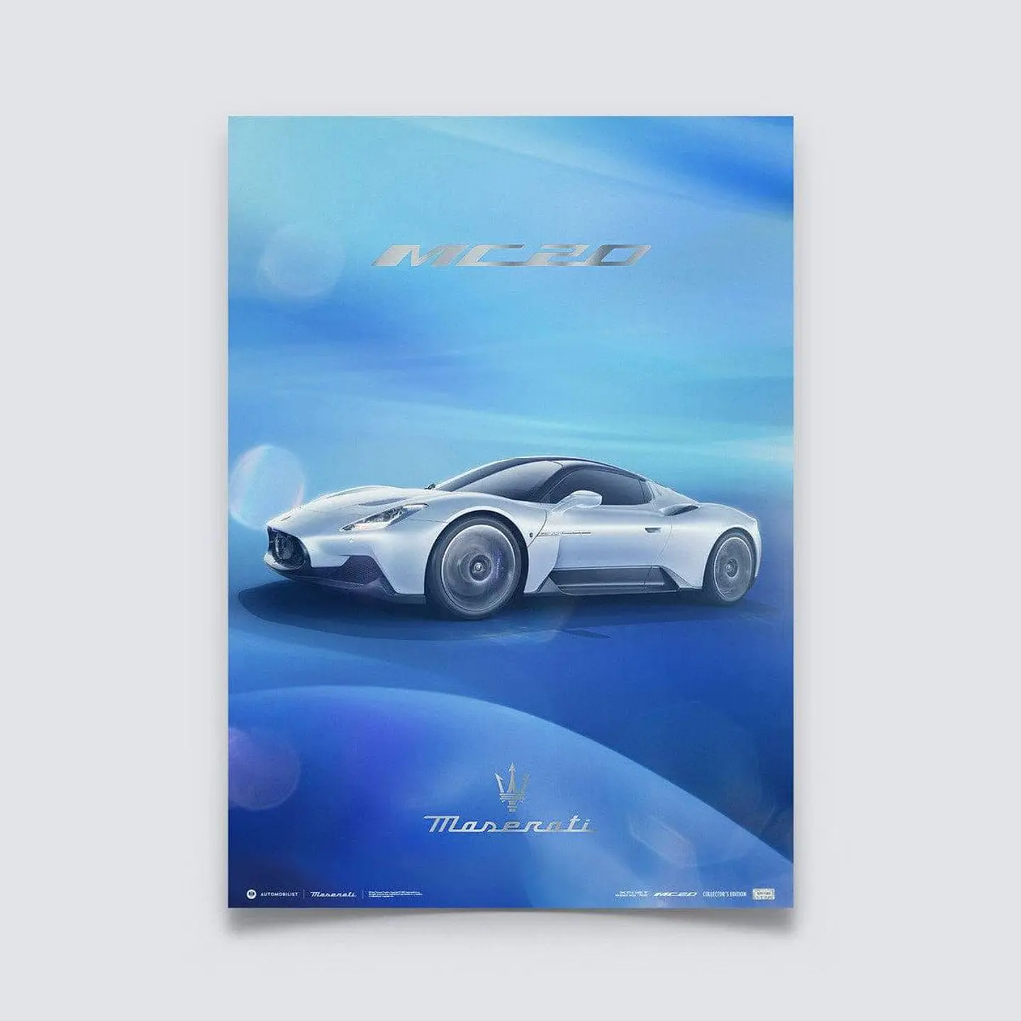 Cuadro Auto Maserati Mc20 + Marco 3