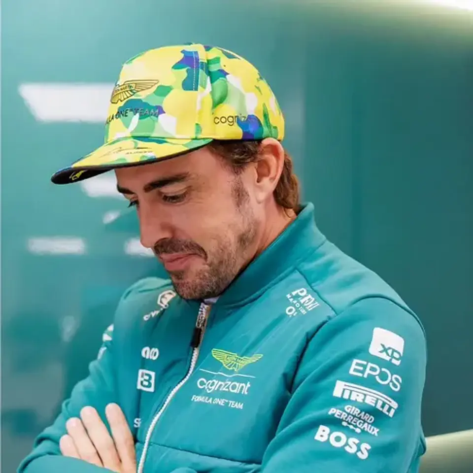 Jockey Aston Martin Gorra 2024 Alonso 14 Gorra Gp Brasil F1 6
