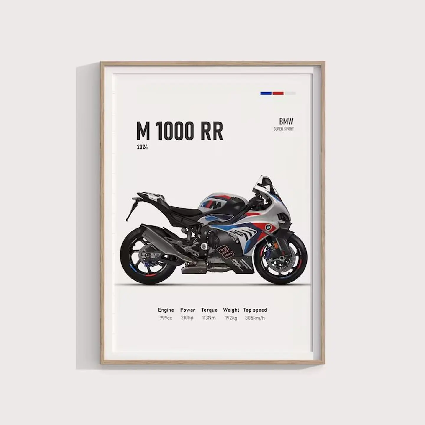 Cuadro BMW M 1000 RR 2024 - Motociclismo Deportivo + Marco 2