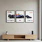 Set De 3 Cuadros Red Bull F1 RB22: Verstappen y Hadjar 2026 + Marco - Miniatura 3