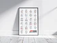 Cuadro Firmas De Pilotos De F1 2026 Colección Especial - Miniatura 1