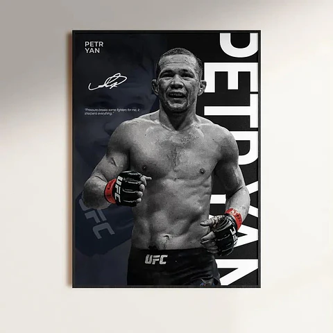 Cuadro UFC Petr Yan Peso Gallo I + Marco Negro