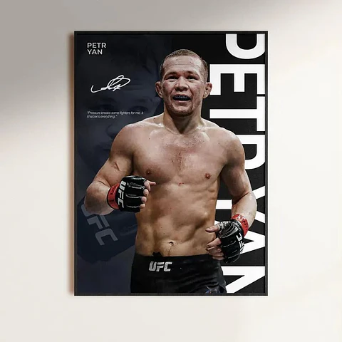 Cuadro UFC Petr Yan Peso Gallo II + Marco Negro
