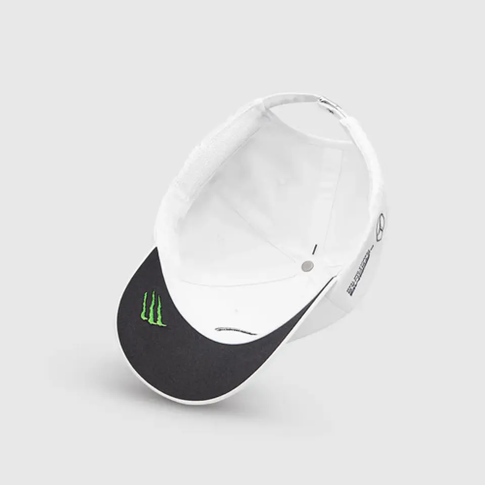 Gorro Mercedes Oficial F1 George Russell 63 Gorra Blanco 3