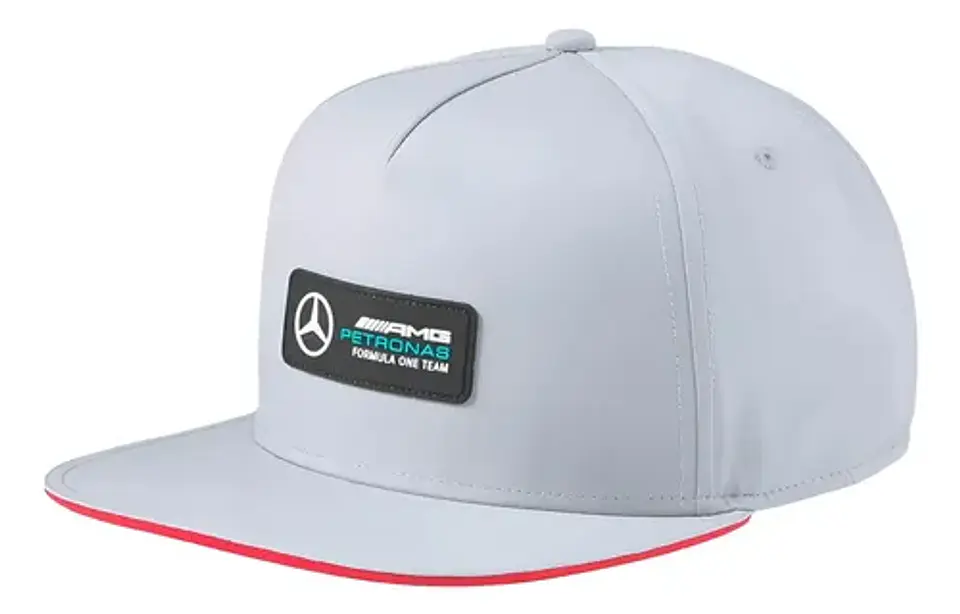 Jockey Mercedes Amg Gorra Silver Snapback Cap Gorro 1