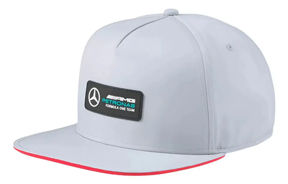 Jockey Mercedes Amg Gorra Silver Snapback Cap Gorro 4