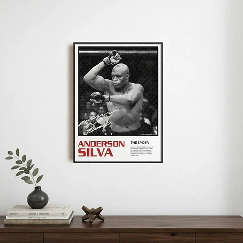 Cuadro Leyenda UFC Anderson Silva “The Spider”