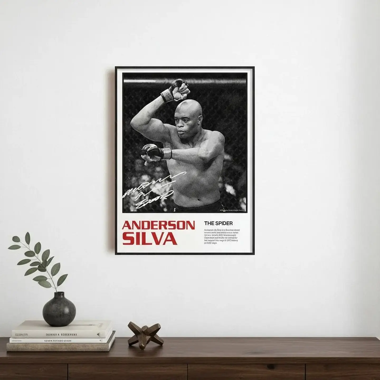 Cuadro Leyenda UFC Anderson Silva “The Spider” 1