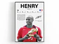 Cuadro Thierry Henry Leyenda del Arsenal y Francia + Marco - Miniatura 1