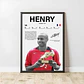 Cuadro Thierry Henry Leyenda del Arsenal y Francia + Marco - Miniatura 2
