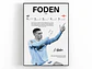 Cuadro Phil Foden Leyenda del Manchester City + Marco - Miniatura 1