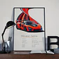 Cuadro Auto Mclaren Senna Naranja Supercar + Marco Negro - Miniatura 2