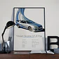 Cuadro Auto Nissan Gt-r R34 Jdm Skyline + Marco Negro - Miniatura 2