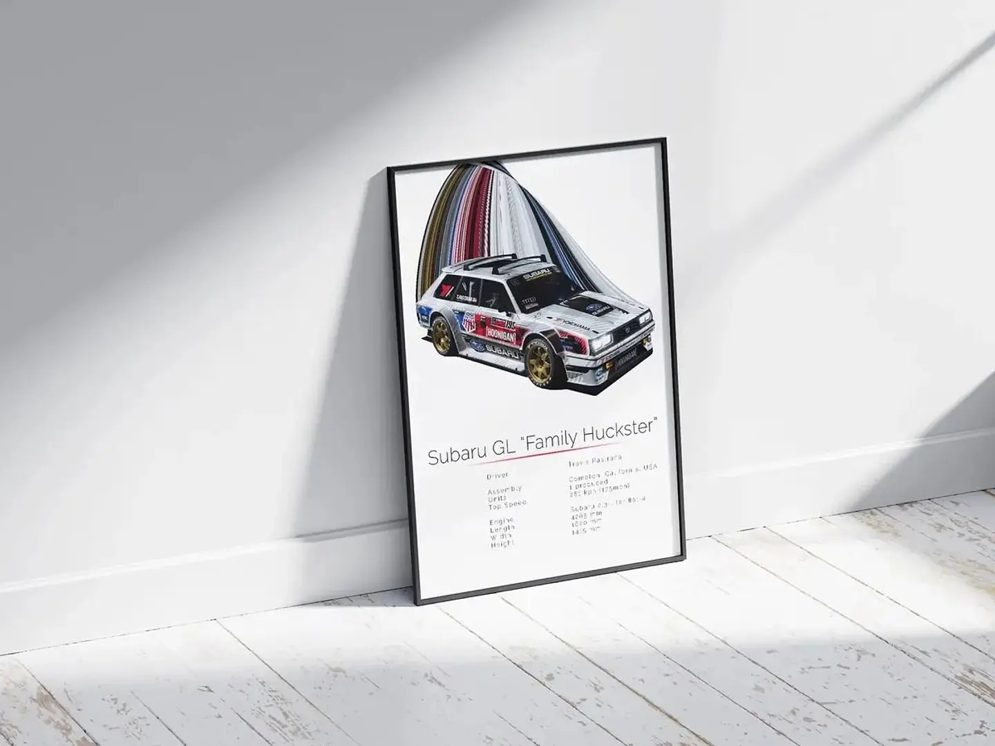 Cuadro Auto Subaru Hoonigan Family Huckster Travis Pastrana 2