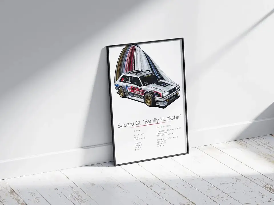 Cuadro Auto Subaru Hoonigan Family Huckster Travis Pastrana 2