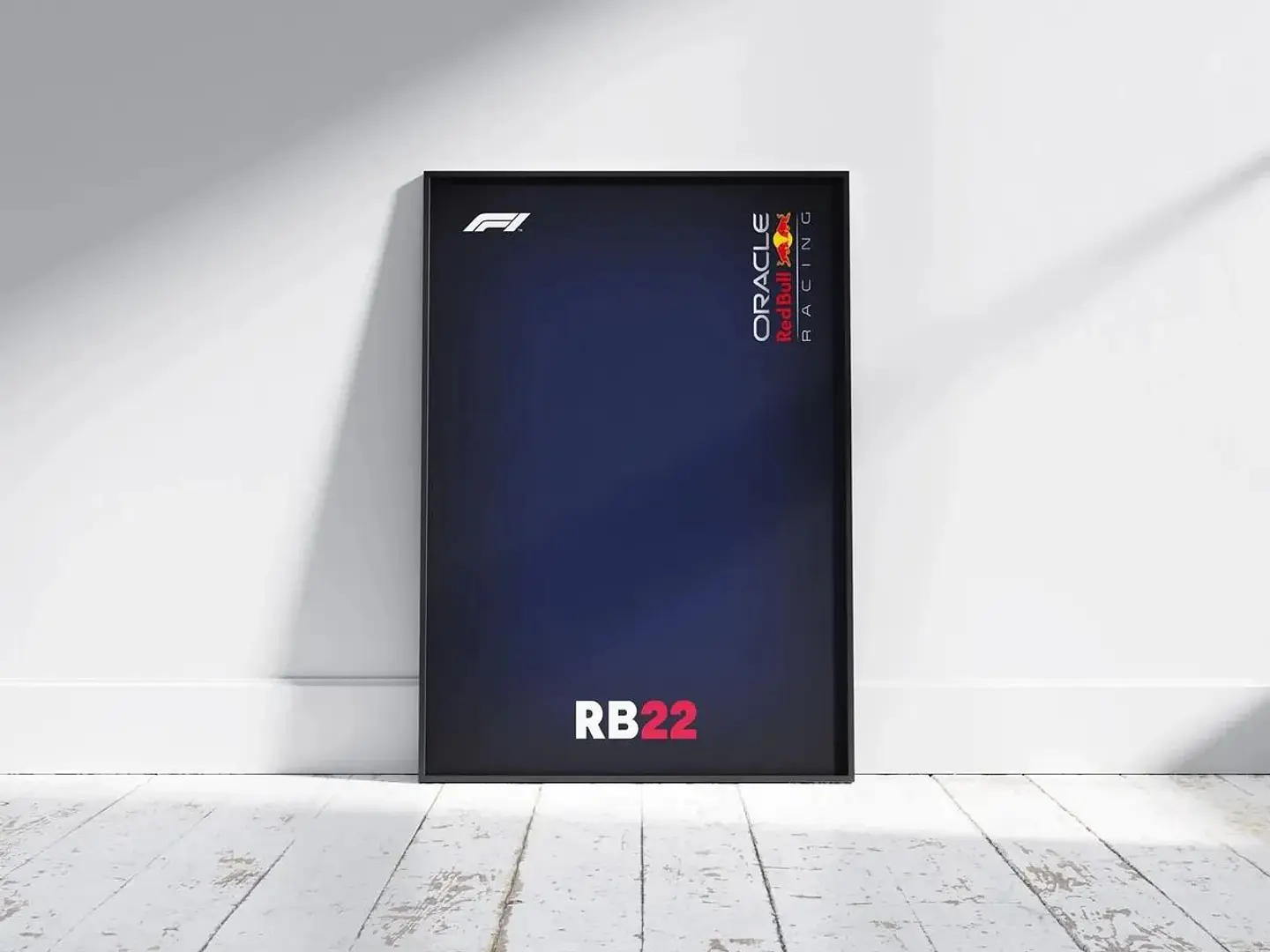 Cuadro Red Bull Rb22 De Fórmula 1 Colección Especial Negro 1