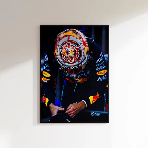 Set Cuadros Red Bull Racing F1 Campeón  Fórmula 1+ Marco Negro