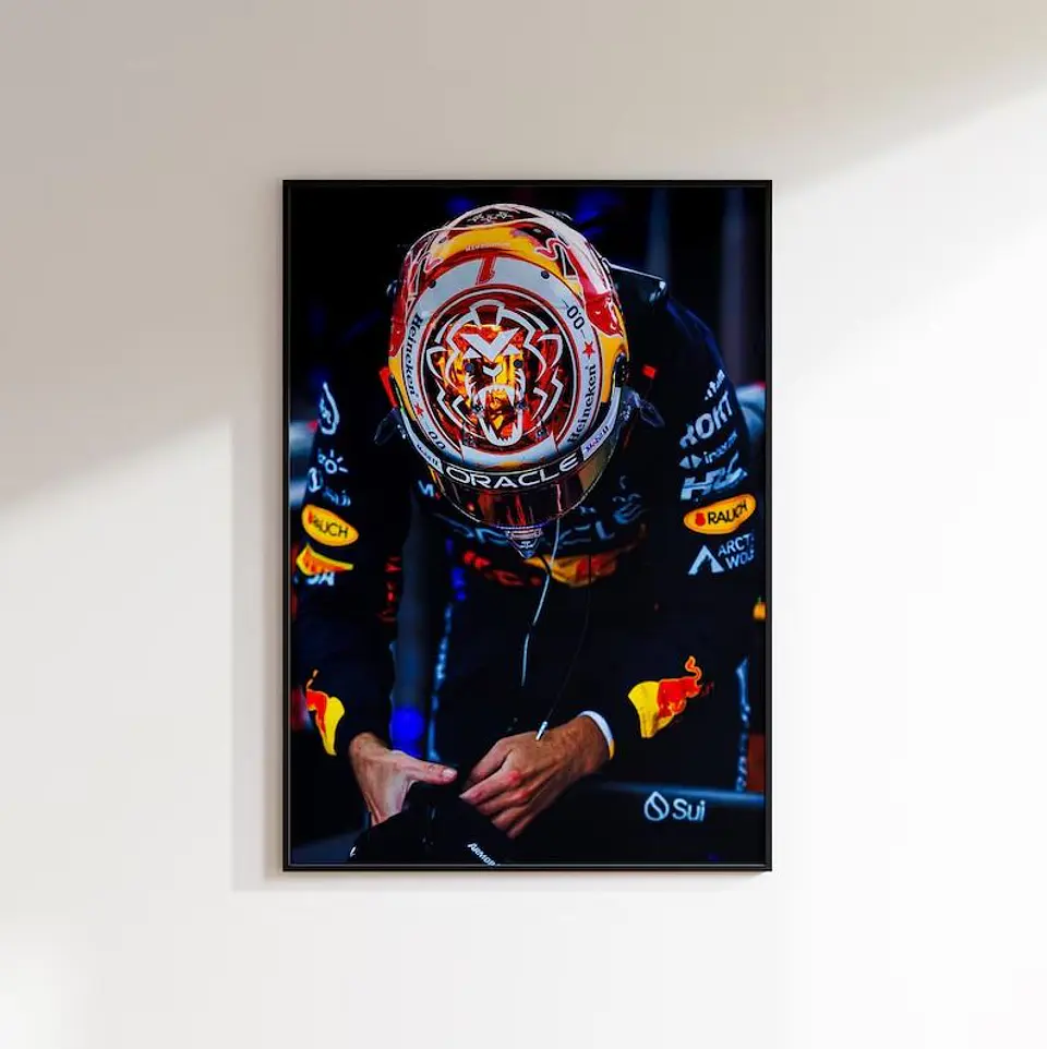 Set Cuadros Red Bull Racing F1 Campeón  Fórmula 1+ Marco Negro 2