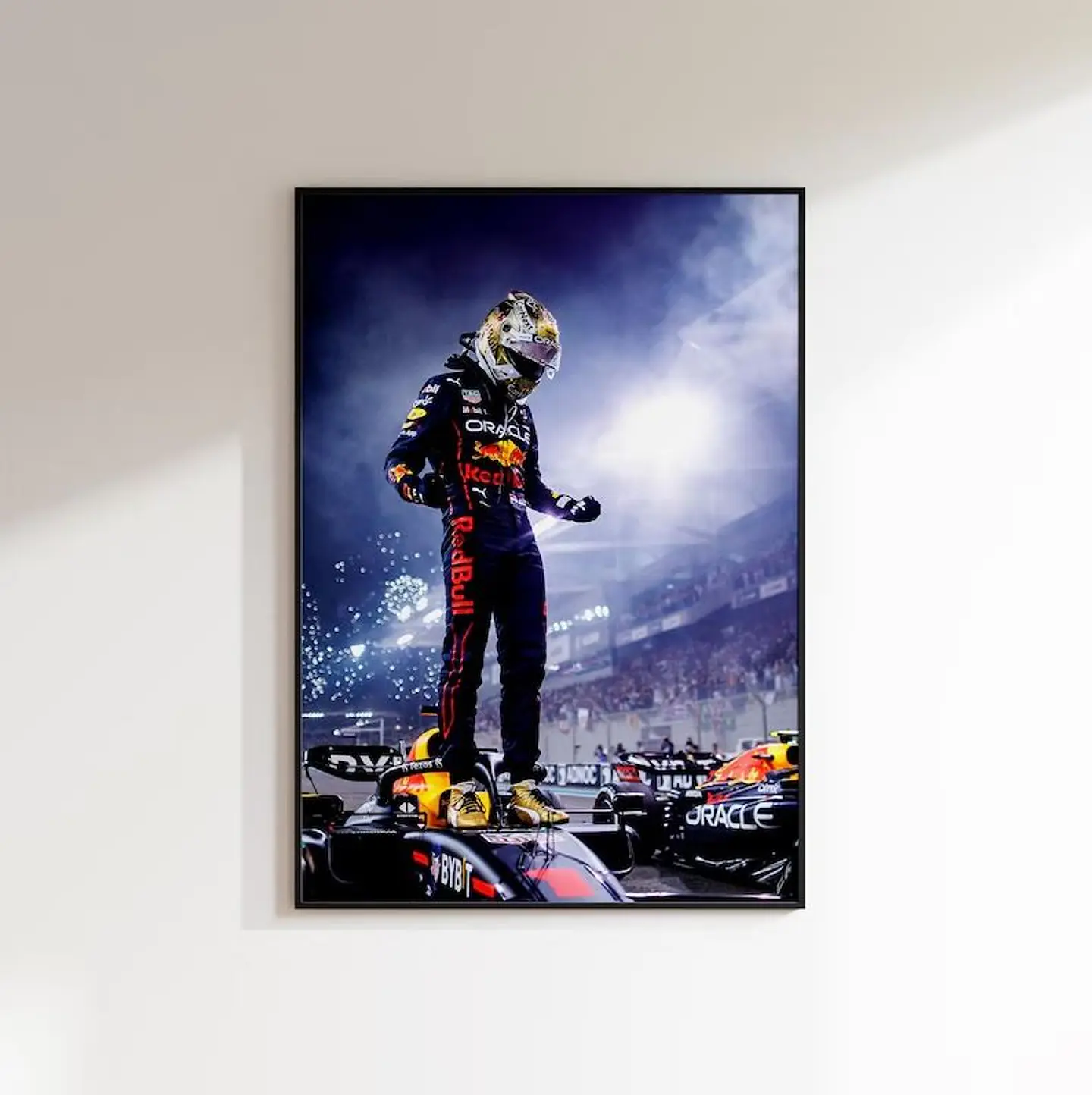 Set Cuadros Red Bull Racing F1 Campeón  Fórmula 1+ Marco Negro 4