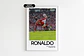 Cuadro Chilena Fútbol Rooney Garnacho Cristiano Ronaldo - Miniatura 2