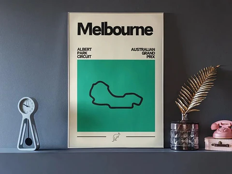 Cuadro Fórmula 1 Circuito Australia Pista Melbourne IV 2026 F1