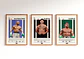 Cuadro Boxeo Canelo Álvarez Floyd Mayweather Ryan García Leyendas del Boxeo Decoración Deportiva Marco - Miniatura 2