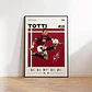 Cuadro Fútbol Francesco Totti Il Capitano AS Roma Leyenda del Fútbol II - Miniatura 3