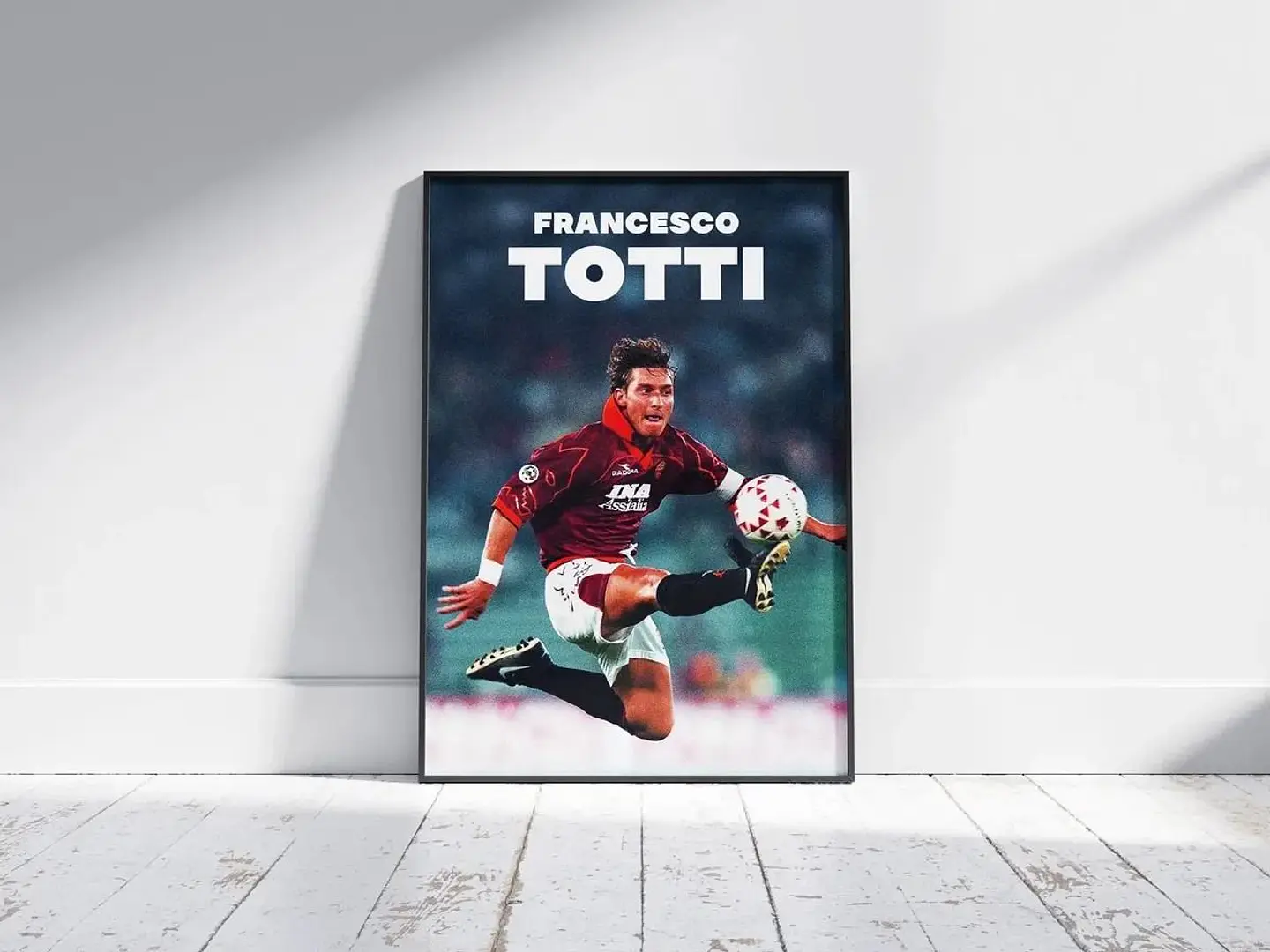 Cuadro Fútbol Francesco Totti Il Capitano AS Roma Leyenda del Fútbol III 1