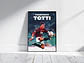 Cuadro Fútbol Francesco Totti Il Capitano AS Roma Leyenda del Fútbol III - Miniatura 1