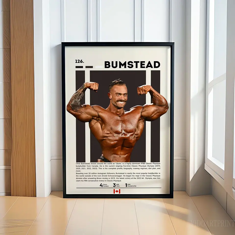 Cuadro Culturismo Chris Bumstead Cbum Classic Physique Mr Olympia 1