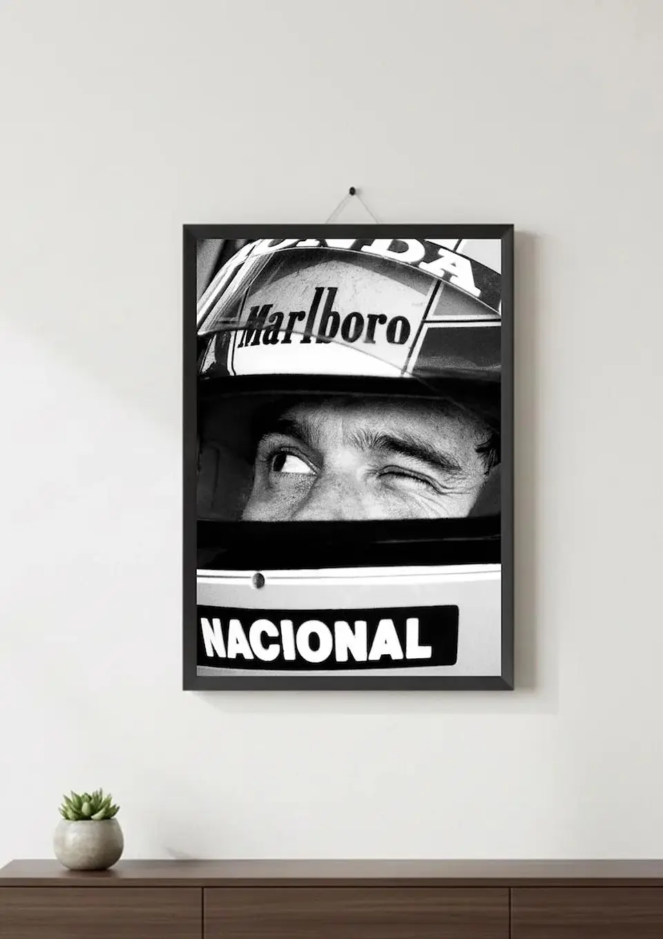 Cuadro Fórmula 1 Ayrton Senna Set Piloto F1 Leyenda 3