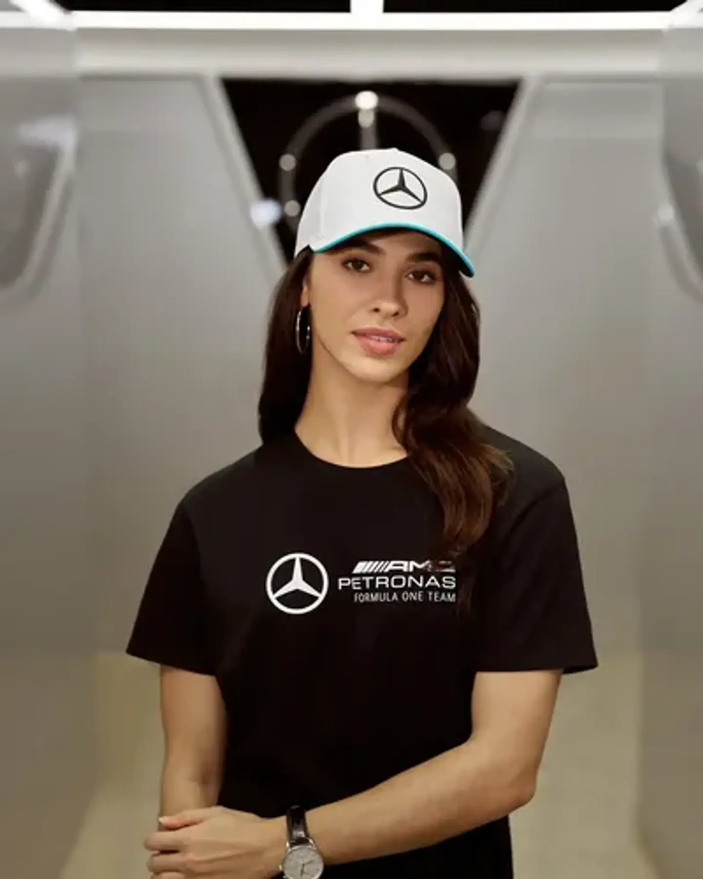 Gorro Mercedes Benz F1 Team Oficial Blanca Gorra 12