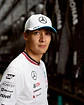 Jockey Mercedes F1 George Russell Blanca Oficial Gorro - Miniatura 1