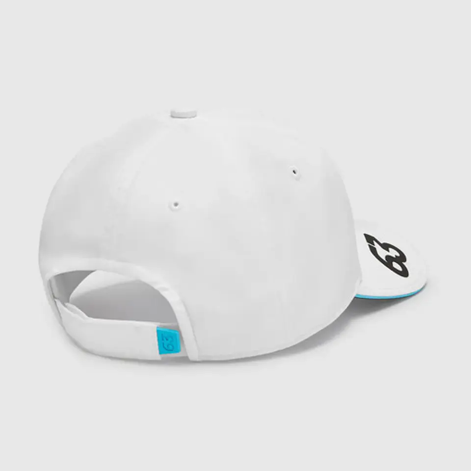 Jockey Mercedes F1 George Russell Blanca Oficial Gorro 4
