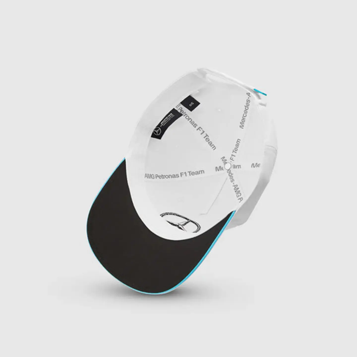 Jockey Mercedes F1 George Russell Blanca Oficial Gorro 5