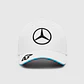 Jockey Mercedes F1 George Russell Blanca Oficial Gorro - Miniatura 6
