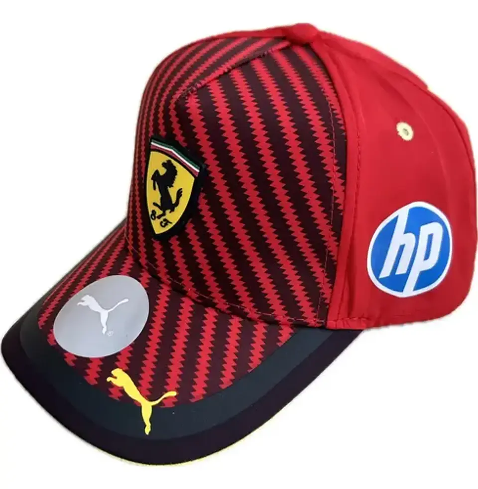 Jockey Scuderia Ferrari F1 Gorro Malla Blanca Gorra 1