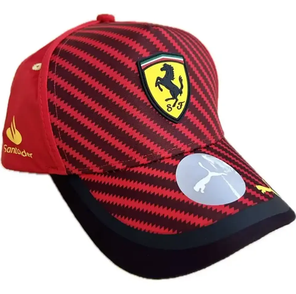 Jockey Scuderia Ferrari F1 Gorro Malla Blanca Gorra 3