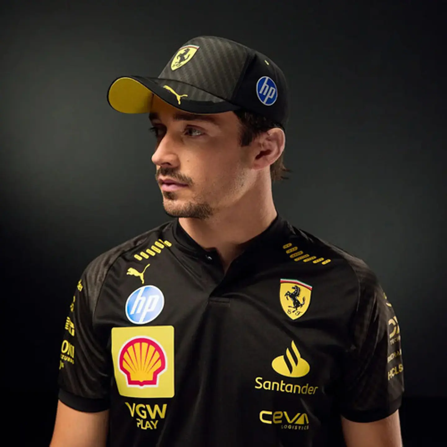 Gorro Scuderia Ferrari Especial Gp Monza 2024 Gorra Leclerc 2