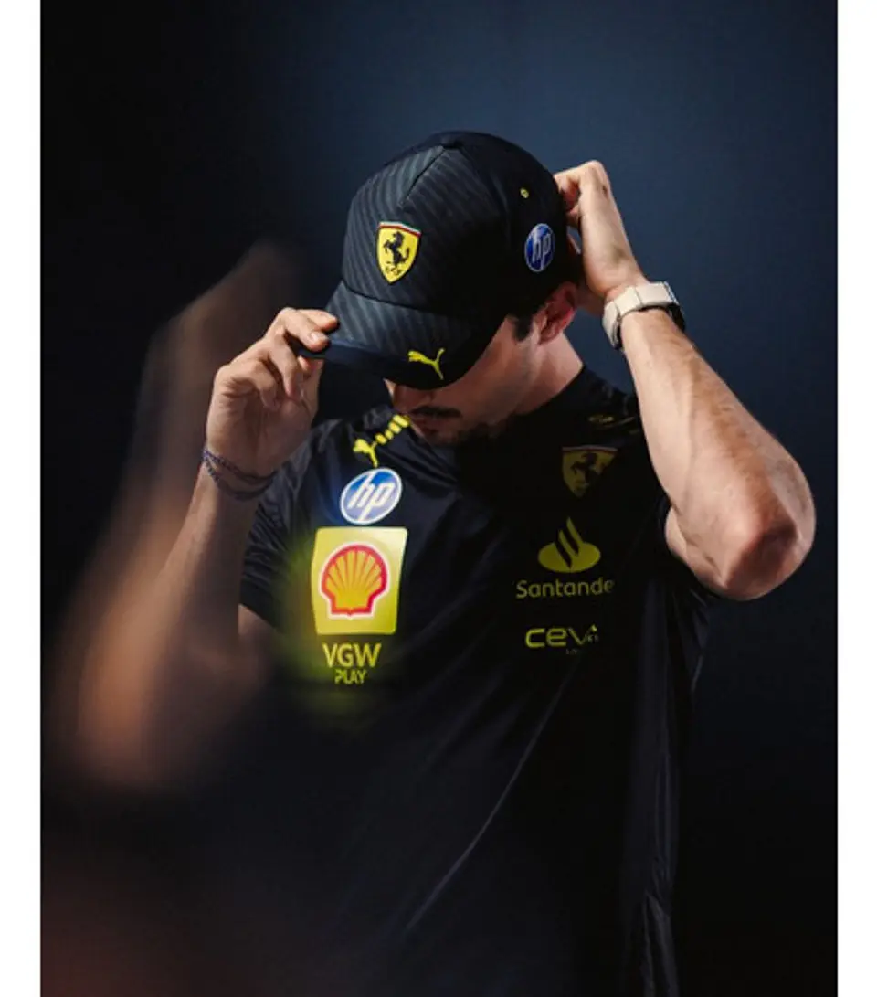 Gorro Scuderia Ferrari Especial Gp Monza 2024 Gorra Leclerc 4