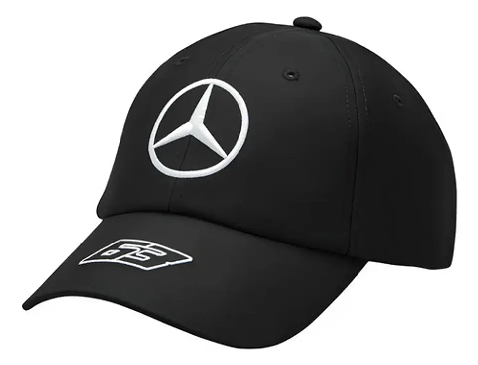 Gorro Mercedes Oficial F1 George Russell 63 Gorra Negro 1