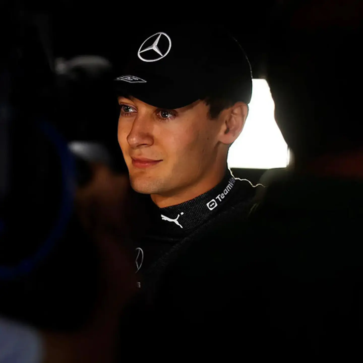 Gorro Mercedes Oficial F1 George Russell 63 Gorra Negro 3