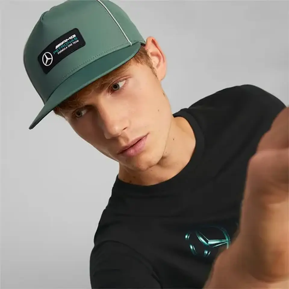 Jockey Mercedes Amg Gorra Verde Snapback Cap Gorro 2