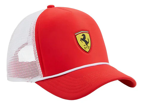 Jockey Scuderia Ferrari F1 Gorro Malla Negra Gorra